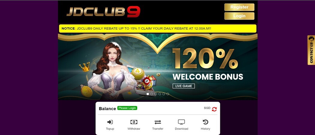 Jdclub Online Casino Singapore Homepage