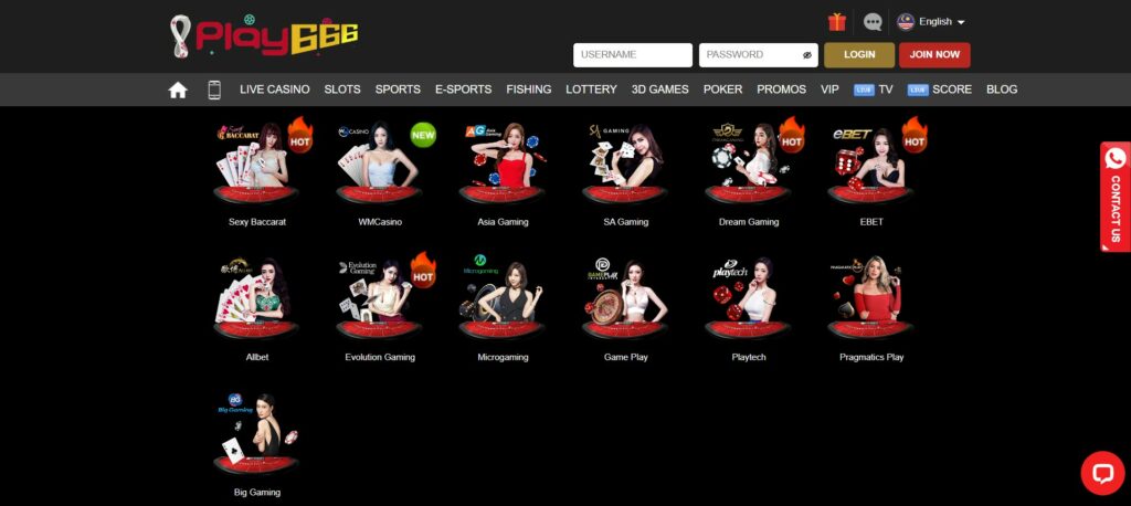 play666 live casino games - Play666 online casino review - GamblingOnline.asia
